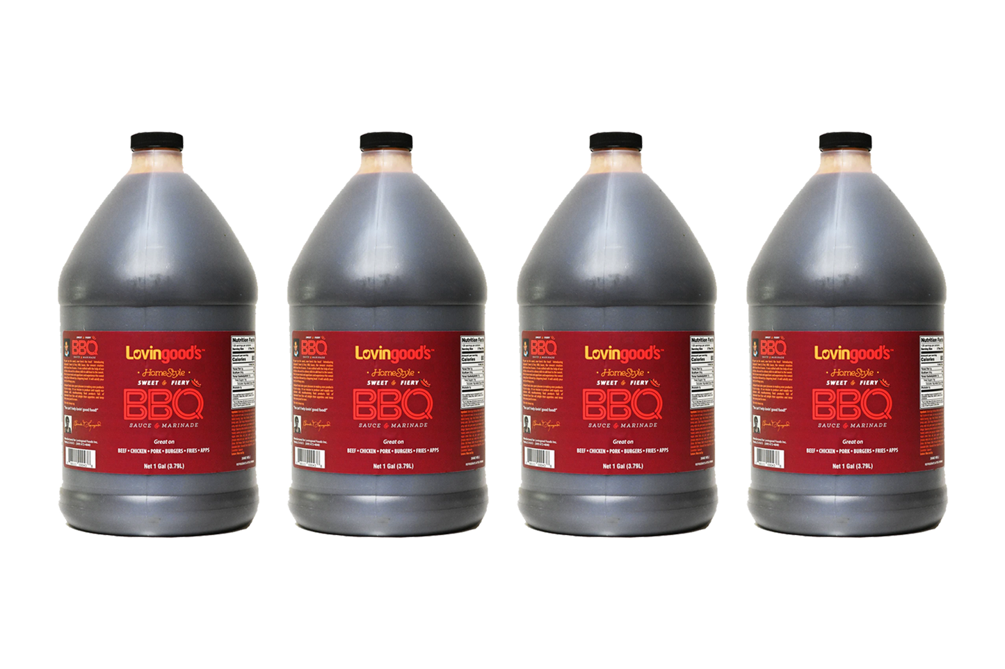 Lovingood's® Sweet & Fiery BBQ Sauce - 1 Gal. Jug