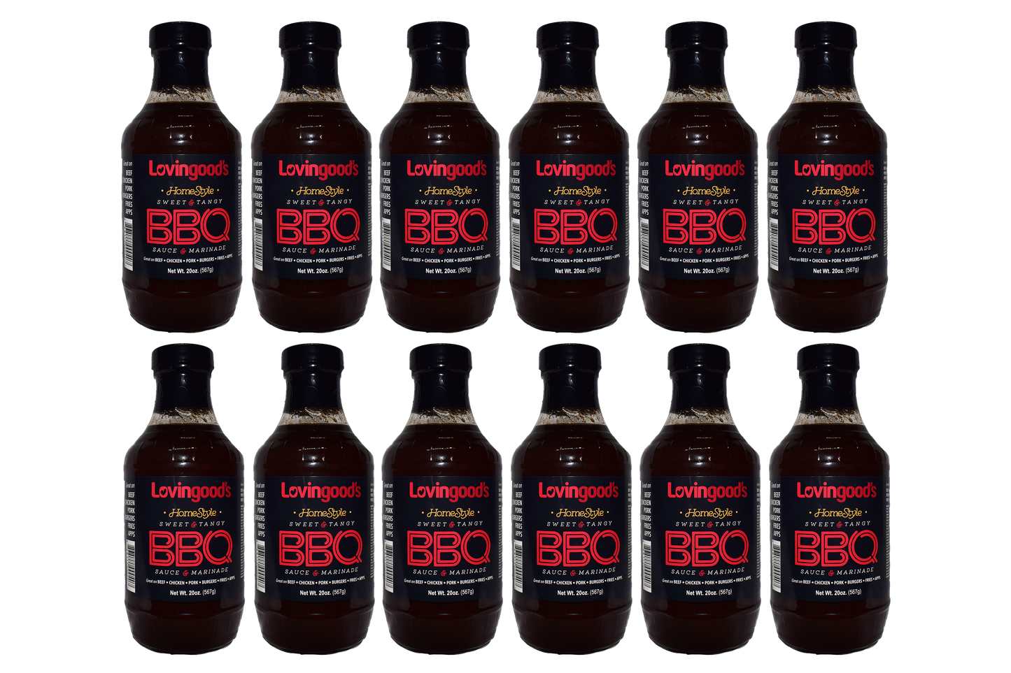 Lovingood's® Sweet & Tangy BBQ Sauce - 20 oz. Bottles