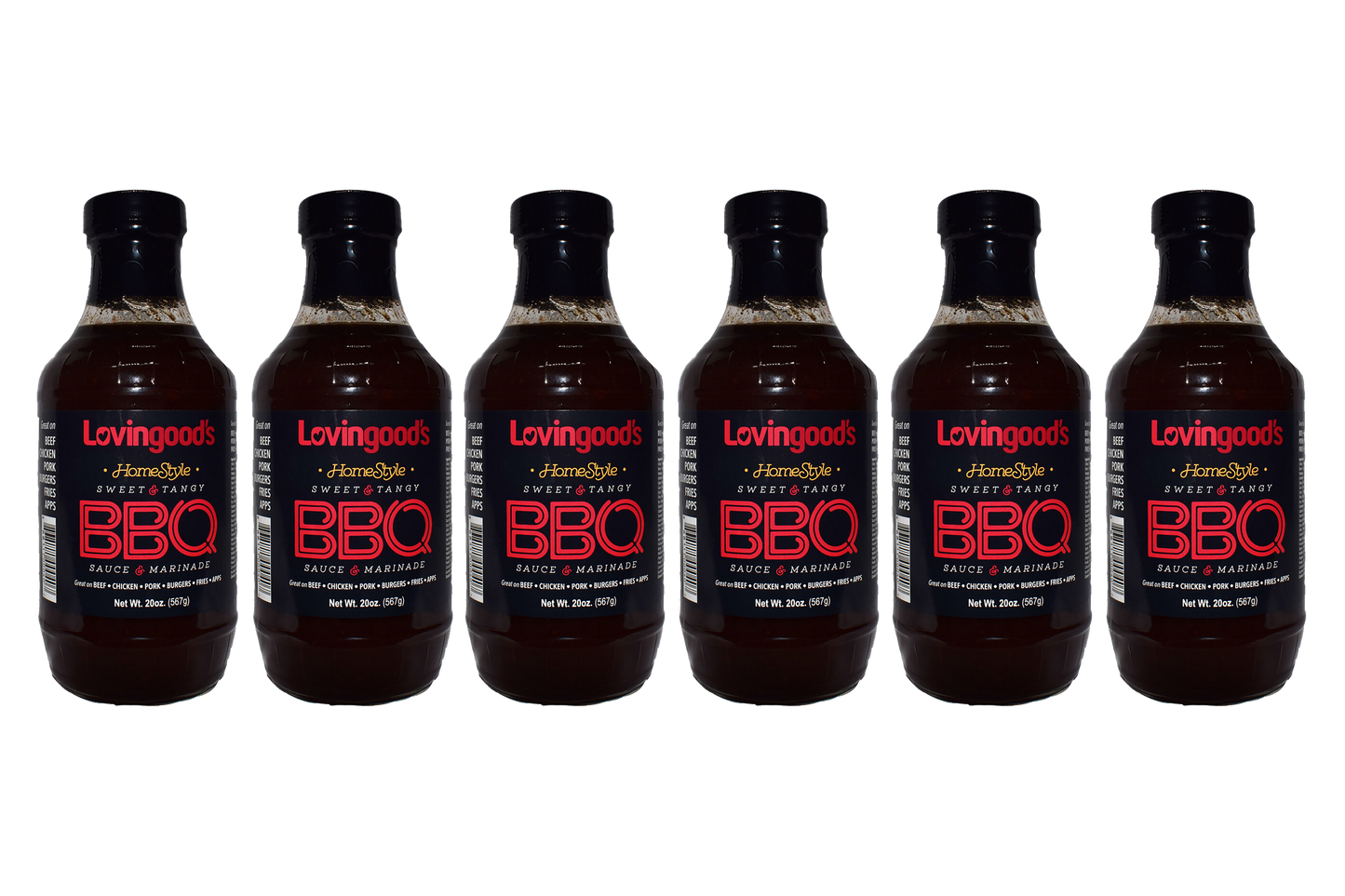 Lovingood's® Sweet & Tangy BBQ Sauce - 20 oz. Bottles