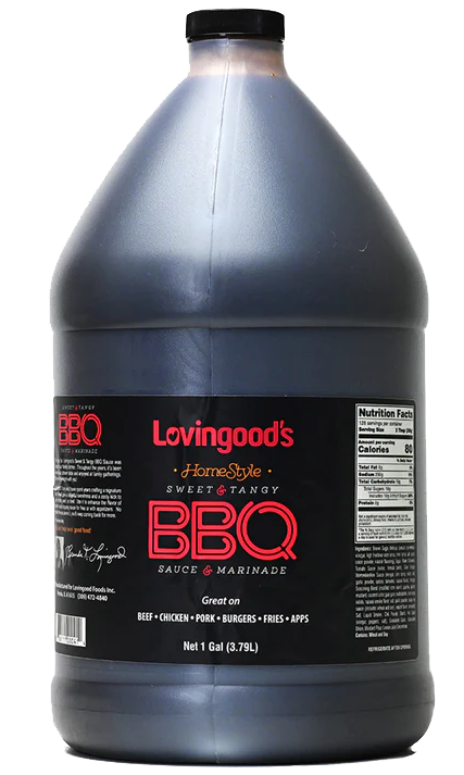 Lovingood's® Sweet & Tangy BBQ Sauce - 1 Gal. Jug